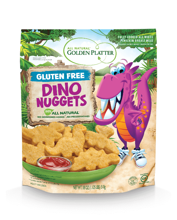 Read more about the article Gluten Free Dinosaur shaped Nuggets